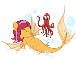 Size: 7500x6000 | Tagged: safe, artist:csillaghullo, oc, oc only, octopus, sea pony, absurd resolution