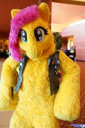 Size: 1368x2048 | Tagged: safe, fluttershy, human, g4, cosplay, fursuit, irl, irl human, photo, solo