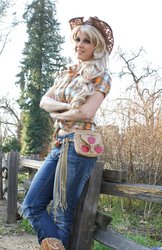 Size: 1330x2048 | Tagged: safe, artist:rose0fmay, applejack, human, g4, cosplay, irl, irl human, photo, solo