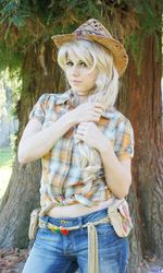 Size: 1228x2048 | Tagged: safe, artist:rose0fmay, applejack, human, g4, cosplay, irl, irl human, photo, solo