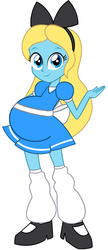 Size: 441x1019 | Tagged: safe, equestria girls, g4, alice in wonderland, equestria girls-ified, female, op is a duck, pregnant, pregnant edit, solo, wat, why