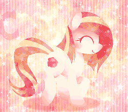 Size: 500x438 | Tagged: safe, artist:kolshica, oc, oc only, oc:poniko, animated, cute, eyes closed, prancing, smiling, solo, trotting