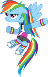 Size: 971x1545 | Tagged: safe, artist:jeatz-axl, rainbow dash, g4, alternate hairstyle, clothes, equestria girls outfit, female, simple background, solo, svg, transparent background, vector