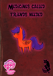 Size: 600x853 | Tagged: safe, artist:olivcater, scootaloo, comic:medicines called friends needed, g4, comic, cover