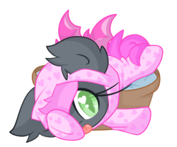 Size: 3000x2500 | Tagged: safe, artist:starlightlore, oc, oc only, oc:heartbeat, bat pony, pony, clothes, female, filly, foal, footed sleeper, heart eyes, pajamas, simple background, solo, transparent background, wingding eyes