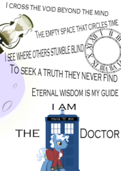 Size: 745x1053 | Tagged: safe, doctor whooves, time turner, g4, jon pertwee, tardis, third doctor