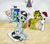 Size: 900x800 | Tagged: safe, artist:evomanaphy, oc, oc only, oc:emerald chord, oc:evo, oc:mad theory, oc:rainbow shade, changeling, earth pony, pegasus, pony, unicorn, comic, evomanaphy, evorald, funny, group photo, group shot