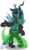 Size: 3036x5322 | Tagged: safe, artist:mlp-scribbles, queen chrysalis, changeling, changeling queen, g4, belly dancer, bipedal, clothes, female, see-through, show accurate, solo