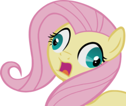 Size: 3346x2809 | Tagged: safe, artist:tenaflyviper, fluttershy, g4, derp, faic, female, high res, simple background, solo, transparent background, vector