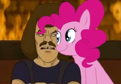 Size: 800x553 | Tagged: safe, pinkie pie, human, g4, cocaine, dethklok, metalocalypse, william murderface