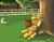 Size: 1024x796 | Tagged: safe, artist:katurkeyg, applejack, g4, female, fence, relaxing, solo, tree