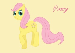Size: 842x596 | Tagged: safe, artist:zuza182, posey, pony, g1, g4, female, g1 to g4, generation leap, solo