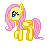 Size: 50x50 | Tagged: safe, artist:sliperrysheep, fluttershy, g4, female, gif, lowres, non-animated gif, pixel art, simple background, solo, transparent background