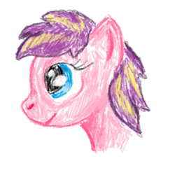 Size: 386x386 | Tagged: safe, artist:ridleywolf, oc, oc only, female, filly, ms paint, solo