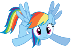 Size: 8191x5532 | Tagged: safe, artist:thatguy1945, rainbow dash, pegasus, pony, g4, season 2, the mysterious mare do well, absurd resolution, female, simple background, solo, transparent background, vector