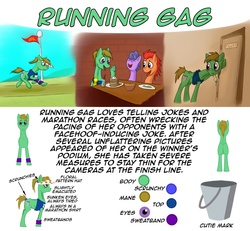 Size: 1587x1464 | Tagged: safe, artist:bingodingo, oc, oc only, oc:running gag, earth pony, pony, ask pun, ask, bulimia, female, mare, pun, running gag, solo, tumblr