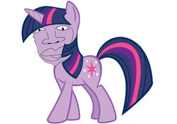 Size: 570x402 | Tagged: safe, twilight sparkle, g4, 1000 hours in ms paint, female, meme, ms paint, new meme, quality, solo