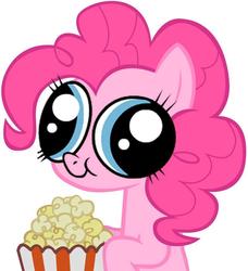 Size: 853x937 | Tagged: safe, pinkie pie, g4, faic, female, hey you, popcorn, solo