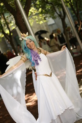 Size: 1664x2496 | Tagged: safe, artist:cosmic-empress, princess celestia, human, g4, cosplay, irl, irl human, photo