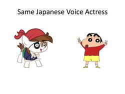 Size: 960x720 | Tagged: safe, pipsqueak, g4, akiko yajima, crayon shin-chan, exploitable meme, japan, japanese, meme, same voice actor, shin-chan, shinchan, shinnosuke nohara