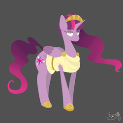 Size: 1000x1000 | Tagged: safe, artist:tooneyd, twilight sparkle, alicorn, pony, g4, twilight sparkle (alicorn)