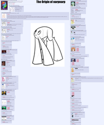 Size: 2851x3433 | Tagged: safe, screencap, g4, /mlp/, 4chan, 4chan screencap, meme, narpnarp, origins