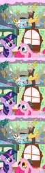 Size: 500x1908 | Tagged: safe, discord, pinkie pie, twilight sparkle, g4, chaos, eye swap