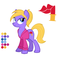 Size: 504x504 | Tagged: safe, artist:lissystrata, earth pony, pony, camille coduri, doctor who, jackie tyler, ponified, reference sheet, simple background, solo, transparent background