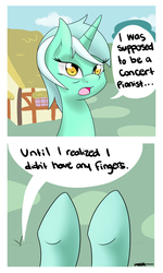 Size: 2700x4500 | Tagged: safe, artist:wiggabuysomeapples, lyra heartstrings, pony, unicorn, g4, 2013, comic, female, reference, solo, spongebob squarepants, the sponge who could fly