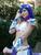 Size: 1558x2048 | Tagged: safe, artist:blakstarr, rarity, human, g4, belly button, belly piercing, bellyring, cosplay, irl, irl human, photo, piercing, solo