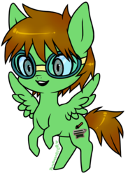 Size: 536x732 | Tagged: safe, artist:ponymonster, oc, oc only, oc:heavy metal, pegasus, pony, goggles, male, simple background, solo, stallion, transparent background