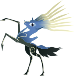 Size: 5343x5500 | Tagged: safe, artist:theshadowstone, xerneas, absurd resolution, pokémon, pokémon x and y, ponified, simple background, solo, transparent background