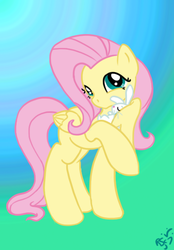 Size: 389x558 | Tagged: safe, artist:ransurround, angel bunny, fluttershy, g4