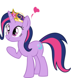Size: 1088x1200 | Tagged: safe, artist:pixelkitties, trixie, twilight sparkle, alicorn, pony, g4, cosplay, element of magic, female, heart, implied shipping, lesbian, mare, ship:twixie, shipping, simple background, solo, transparent background, twilight sparkle (alicorn)