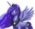 Size: 947x775 | Tagged: safe, artist:pluckyninja, princess luna, g4, female, solo