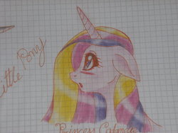 Size: 1024x768 | Tagged: safe, princess cadance, g4, female, solo, traditional art