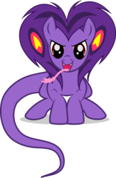 Size: 7102x10914 | Tagged: safe, artist:benybing, arbok, absurd resolution, pokémon, ponified, simple background, solo, tongue out, transparent background, vector