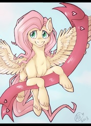 Size: 600x831 | Tagged: dead source, safe, artist:alibabbu, fluttershy, g4, female, heart, solo, unshorn fetlocks