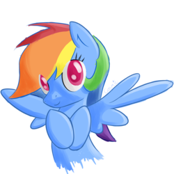 Size: 3240x3240 | Tagged: safe, artist:futaku, rainbow dash, g4, female, solo