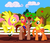 Size: 969x825 | Tagged: safe, artist:bbbhuey, applejack, fluttershy, megan williams, tj, g1, g4, g1 to g4, generation leap, human in equestria, sweet apple acres