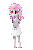 Size: 324x480 | Tagged: safe, artist:rizzych, sweetie belle, human, g4, female, gif, humanized, non-animated gif, pixel art, simple background, solo, sweetie bot, transparent background