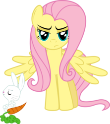 Size: 5164x5813 | Tagged: safe, artist:abydos91, angel bunny, fluttershy, g4, absurd resolution