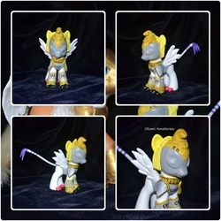 Size: 1204x1204 | Tagged: safe, artist:soulren, brushable, customized toy, digimon, nefertimon, ponified, toy