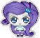 Size: 57x54 | Tagged: safe, artist:heartage, rarity, equestria girls, g4, female, pixel art, solo