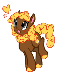 Size: 989x1280 | Tagged: safe, artist:geekoflove, oc, oc only, oc:kaybee, earth pony, pony, female, heart, mare, solo