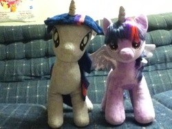 Size: 960x720 | Tagged: safe, twilight sparkle, alicorn, pony, g4, build-a-bear, female, irl, jin, mare, photo, plushie, twilight sparkle (alicorn)