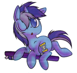 Size: 400x382 | Tagged: safe, artist:lunechapaillini, minuette, pony, unicorn, g4, female, solo, toothbrush