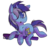 Size: 400x382 | Tagged: safe, artist:lunechapaillini, minuette, pony, unicorn, g4, female, solo, toothbrush