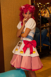 Size: 3744x5616 | Tagged: safe, artist:maxpowercosplay, pinkie pie, human, g4, cosplay, irl, irl human, photo, solo