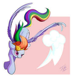 Size: 900x941 | Tagged: safe, artist:tsitra360, rainbow dash, g4, female, flying, solo